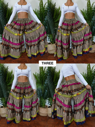 LUNA TIERED PANTS (SHORT)