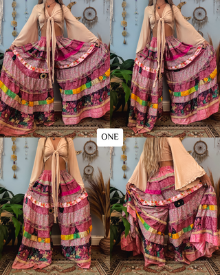 LUNA TIERED PANTS (GODDESS+)