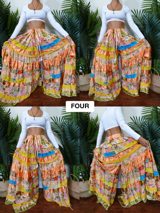 LUNA TIERED PANTS (GODDESS+)