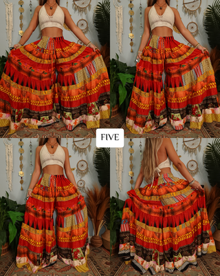 LUNA TIERED PANTS (regular)