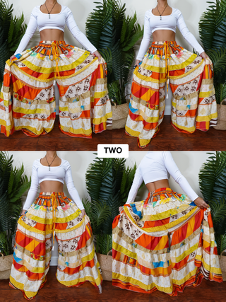 LUNA TIERED PANTS (GODDESS+)