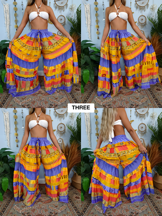 LUNA TIERED PANTS (REGULAR)