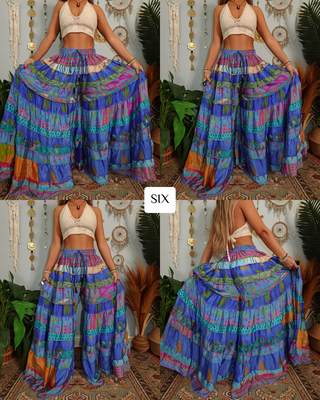 LUNA TIERED PANTS (regular)