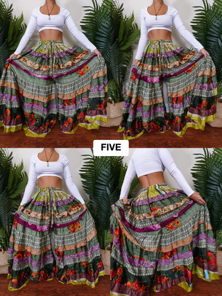 LUNA TIERED PANTS (GODDESS+)