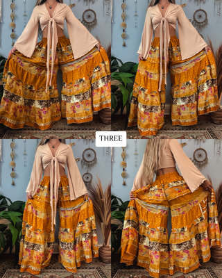 LUNA TIERED PANTS (SHORT)