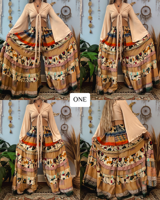 LUNA TIERED PANTS (GODDESS+)