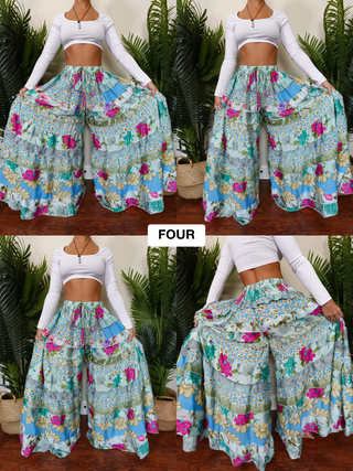 LUNA TIERED PANTS (SHORT)