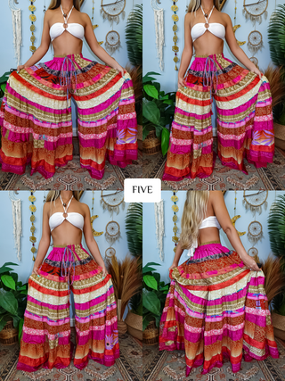 LUNA TIERED PANTS (REGULAR)