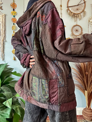 WOODLAND ZIP UP JACKET - EARTH