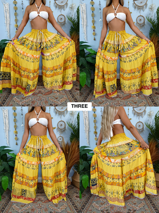 LUNA TIERED PANTS (SHORT)