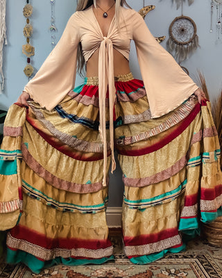 LUNA TIERED PANTS (GODDESS+)