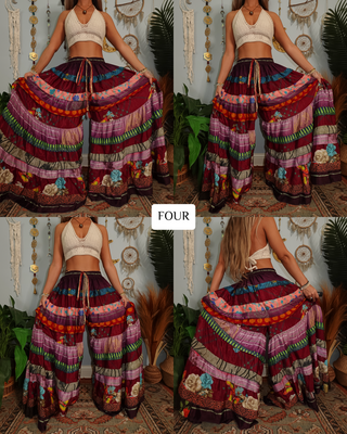 LUNA TIERED PANTS (regular)