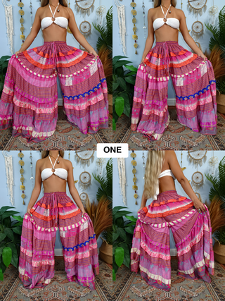 LUNA TIERED PANTS (REGULAR)