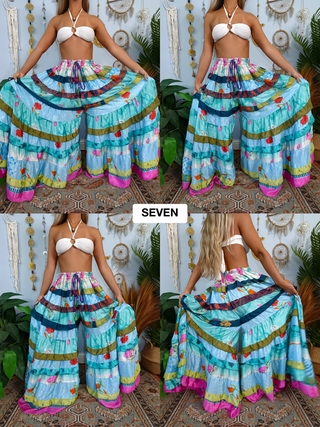 LUNA TIERED PANTS (GODDESS+)