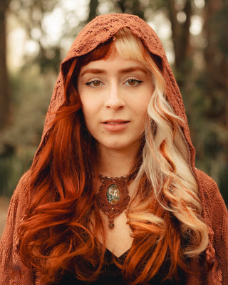SENNA HOODED SHAWL