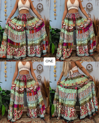 LUNA TIERED PANTS (TALL)