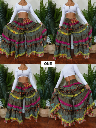 LUNA TIERED PANTS (SHORT)