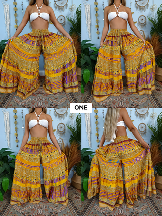 LUNA TIERED PANTS (REGULAR)