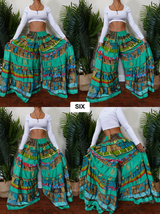 LUNA TIERED PANTS (REGULAR)
