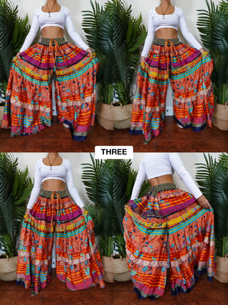 LUNA TIERED PANTS (TALL)