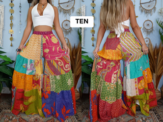 MAIA TIERED PANTS (TALL)
