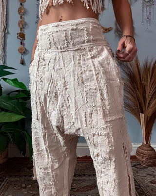 WILDER DROP CROTCH TROUSERS  - SAND