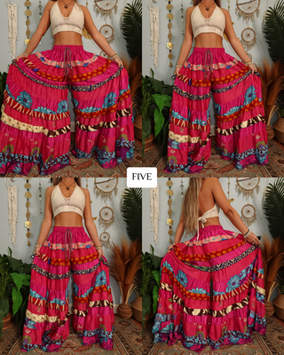 LUNA TIERED PANTS (regular)