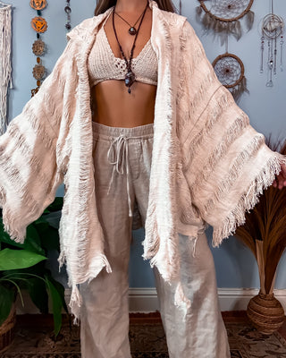 SENNA HOODED SHAWL