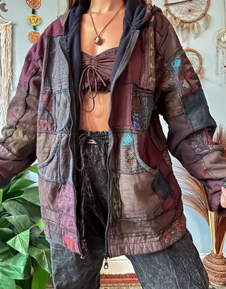 WOODLAND ZIP UP JACKET - EARTH