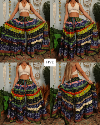 LUNA TIERED PANTS (regular)