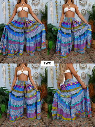 LUNA TIERED PANTS (GODDESS+)