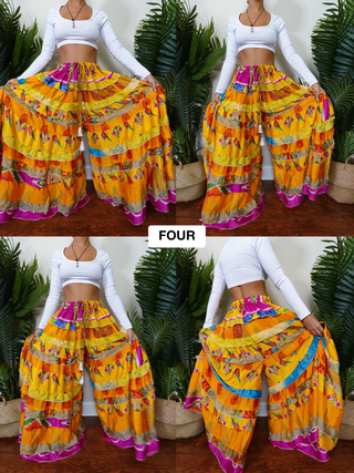 LUNA TIERED PANTS (GODDESS+)