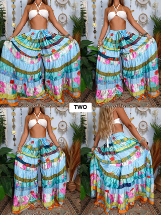 LUNA TIERED PANTS (GODDESS+)