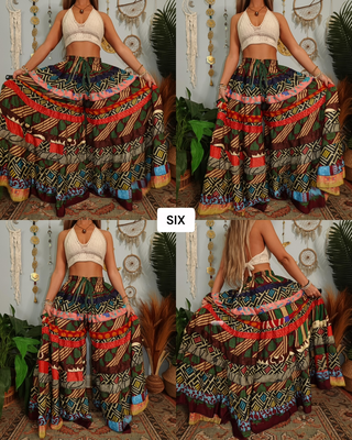 LUNA TIERED PANTS (regular)