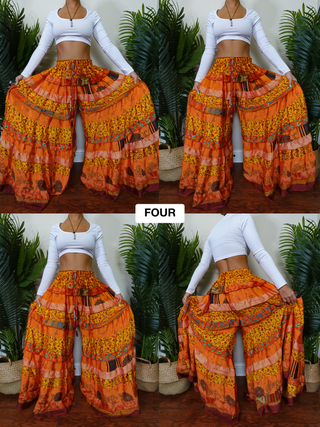 LUNA TIERED PANTS (REGULAR)