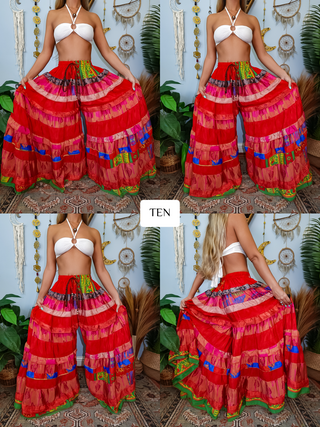 LUNA TIERED PANTS (REGULAR)