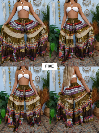 LUNA TIERED PANTS (REGULAR)