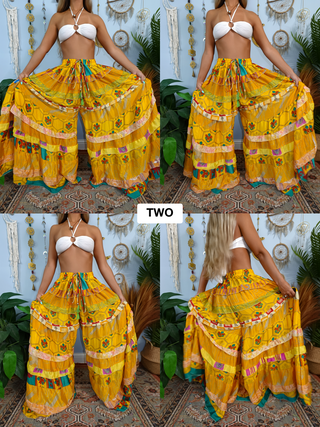 LUNA TIERED PANTS (GODDESS+)
