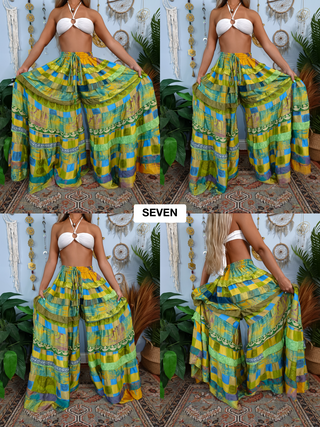 LUNA TIERED PANTS (TALL)