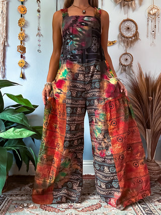 OMARI WIDE LEG OVERALLS