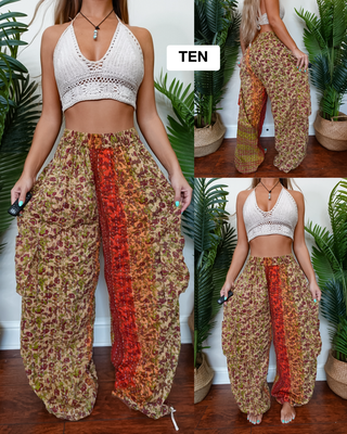 MAIA CONVERTIBLE STRAIGHT LEG / HAREM TROUSERS (REGULAR)