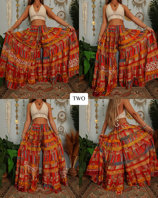 LUNA TIERED PANTS (regular)