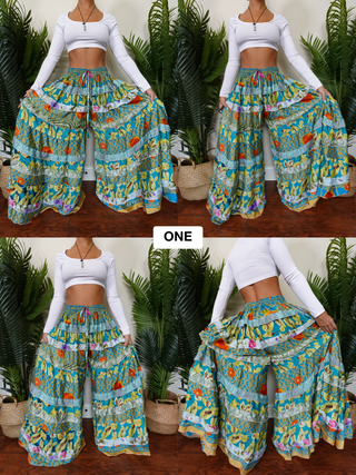 LUNA TIERED PANTS (SHORT)