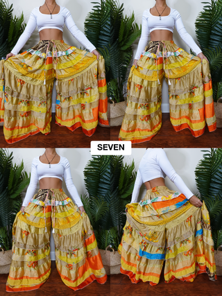 LUNA TIERED PANTS (GODDESS+)