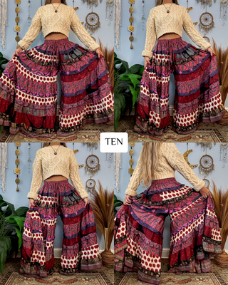 LUNA TIERED PANTS (SHORT)