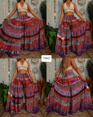LUNA TIERED PANTS (regular)
