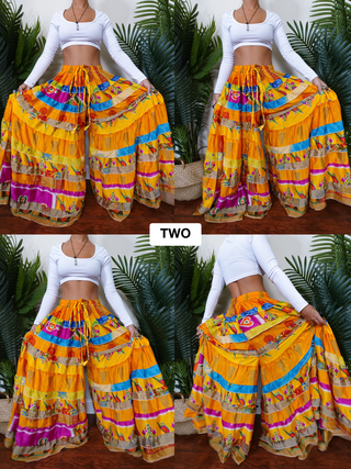 LUNA TIERED PANTS (GODDESS+)