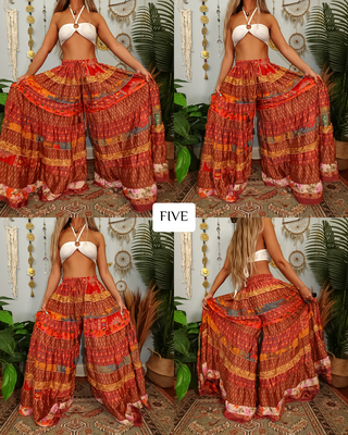 LUNA TIERED PANTS (regular)