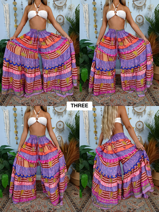 LUNA TIERED PANTS (REGULAR)