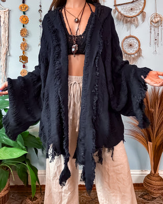 SENNA HOODED SHAWL